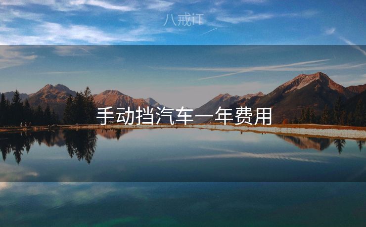 手动挡汽车一年费用