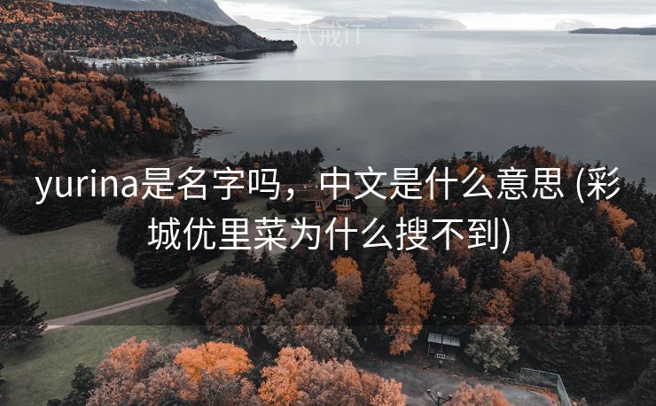 yurina是名字吗，中文是什么意思 (彩城优里菜为什么搜不到)