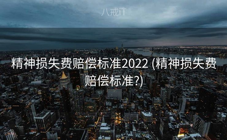 精神损失费赔偿标准2022 (精神损失费赔偿标准?)
