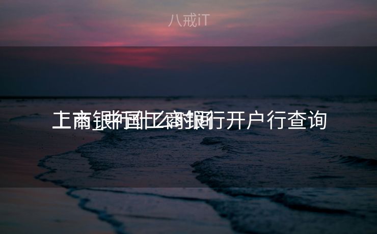 工商银行什么时间
上市_中国工商银行开户行查询