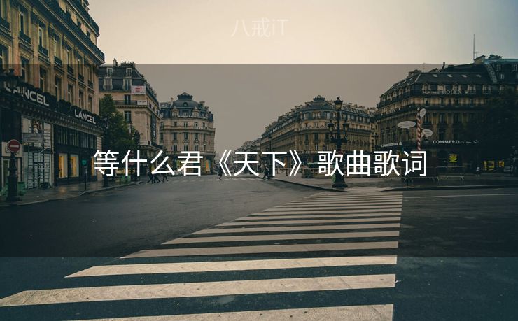 等什么君《天下》歌曲歌词