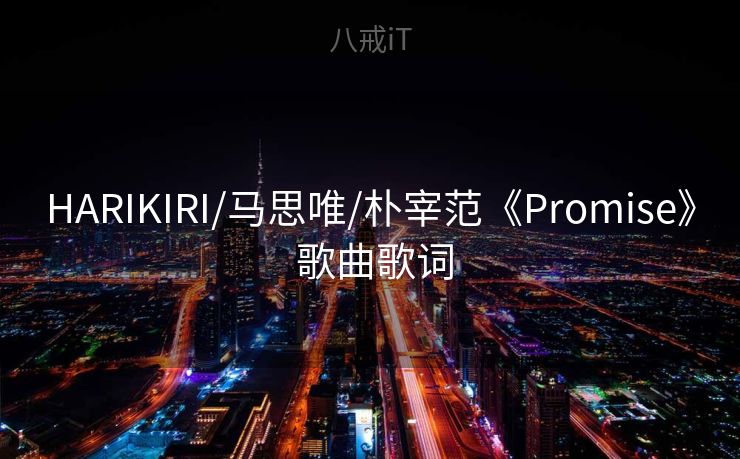 HARIKIRI/马思唯/朴宰范《Promise》 歌曲歌词 HARIKIRI/马思唯/朴宰范《Promise》 歌曲歌词