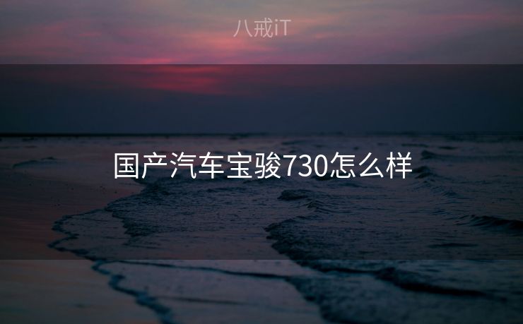 国产汽车宝骏730怎么样