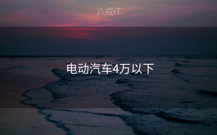  电动汽车4万以下