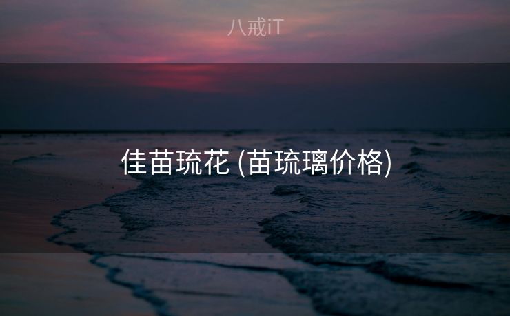 佳苗琉花 (苗琉璃价格)