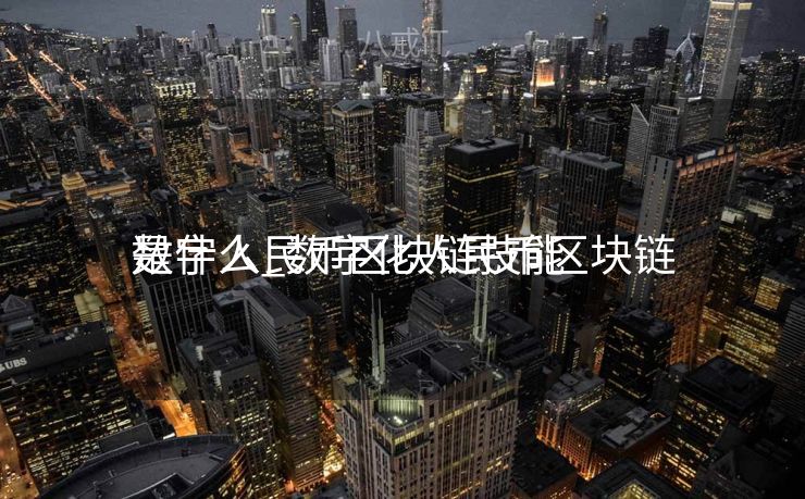 数字人民币区块链技能
是什么_数字化人民币区块链