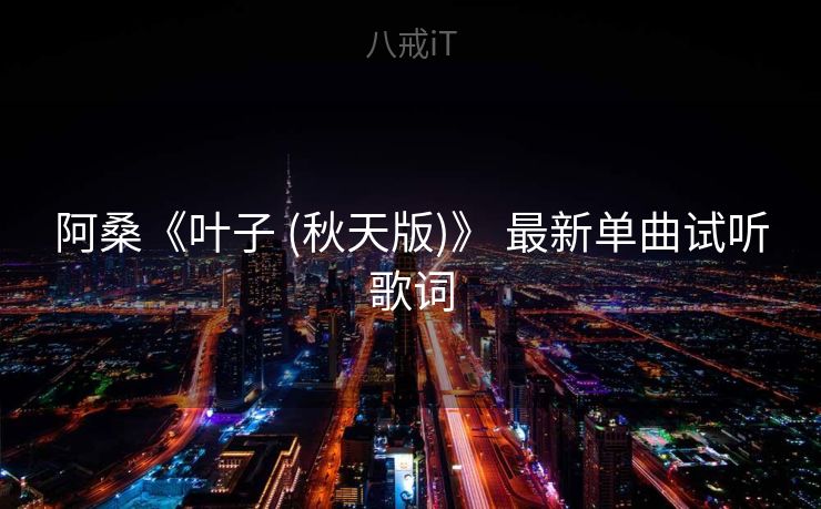 阿桑《叶子 (秋天版)》 最新单曲试听歌词