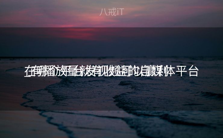 在哪个平台发视频可以赢利
_有播放量就有收益的自媒体平台