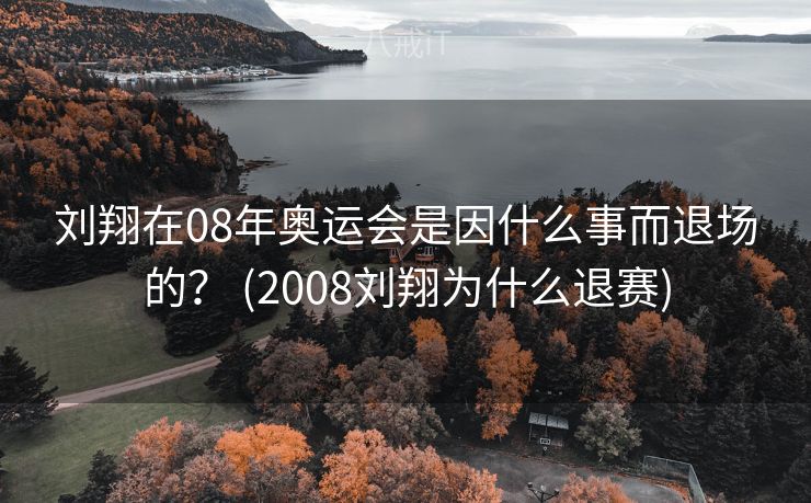 刘翔在08年奥运会是因什么事而退场的? (2008刘翔为什么退赛) 刘翔在08年奥运会是因什么事而退场的? (2008刘翔为什么退赛)