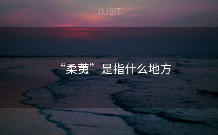 “柔荑”是指什么地方 “柔荑”是指什么地方