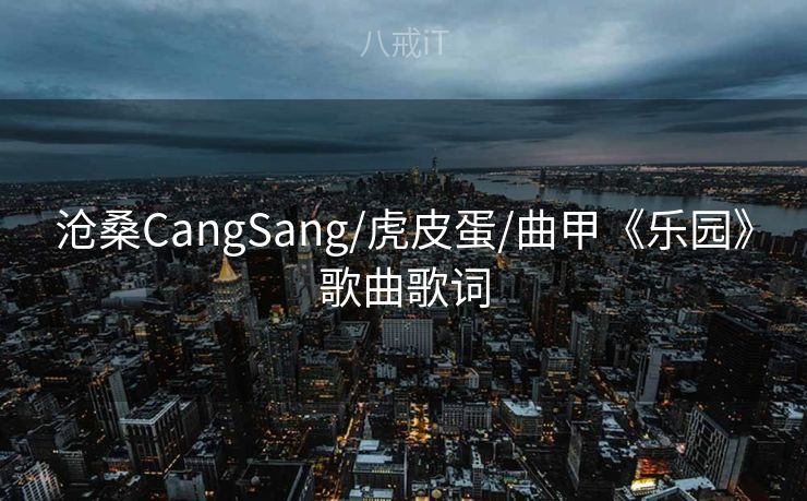 沧桑CangSang/虎皮蛋/曲甲《乐园》歌曲歌词