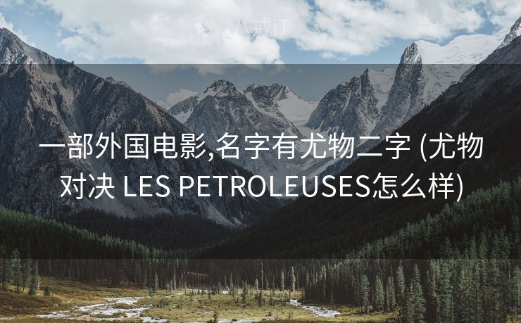 一部外国电影,名字有尤物二字 (尤物对决 LES PETROLEUSES怎么样)