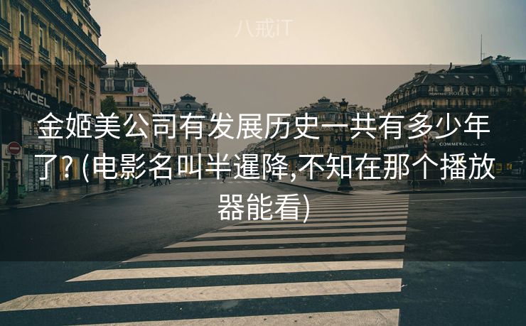 金姬美公司有发展历史一共有多少年了? (电影名叫半暹降,不知在那个播放器能看) 金姬美公司有发展历史一共有多少年了? (电影名叫半暹降,不知在那个播放器能看)