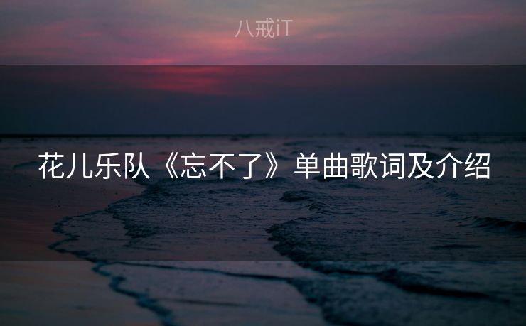 花儿乐队《忘不了》单曲歌词及介绍 花儿乐队《忘不了》单曲歌词及介绍
