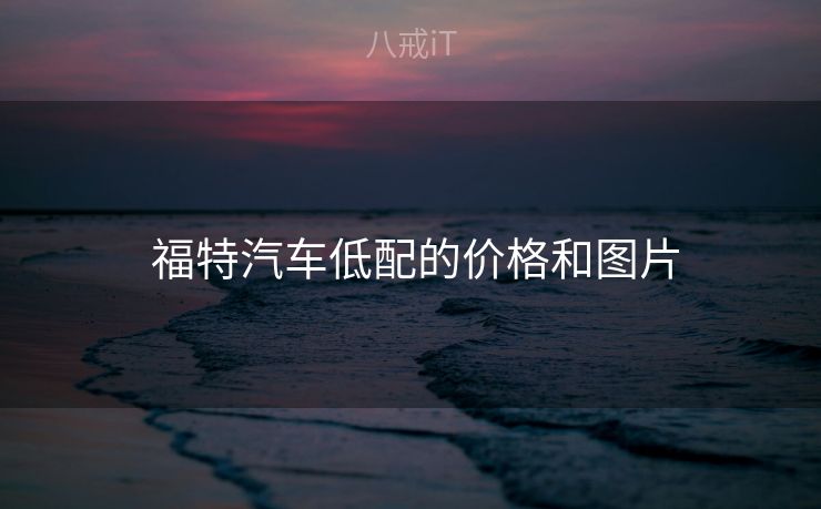  福特汽车低配的价格和图片