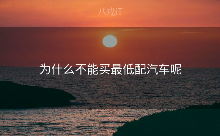 为什么不能买最低配汽车呢 为什么不能买最低配汽车呢