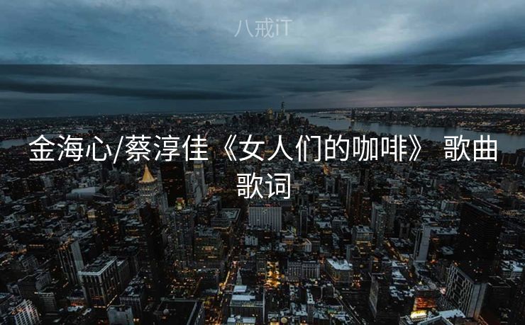 金海心/蔡淳佳《女人们的咖啡》 歌曲歌词