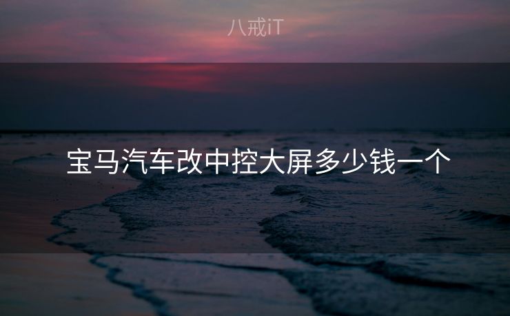  宝马汽车改中控大屏多少钱一个