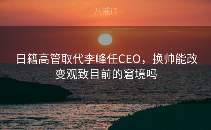 日籍高管取代李峰任CEO，换帅能改变观致目前的窘境吗