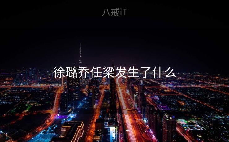 徐璐乔任梁发生了什么