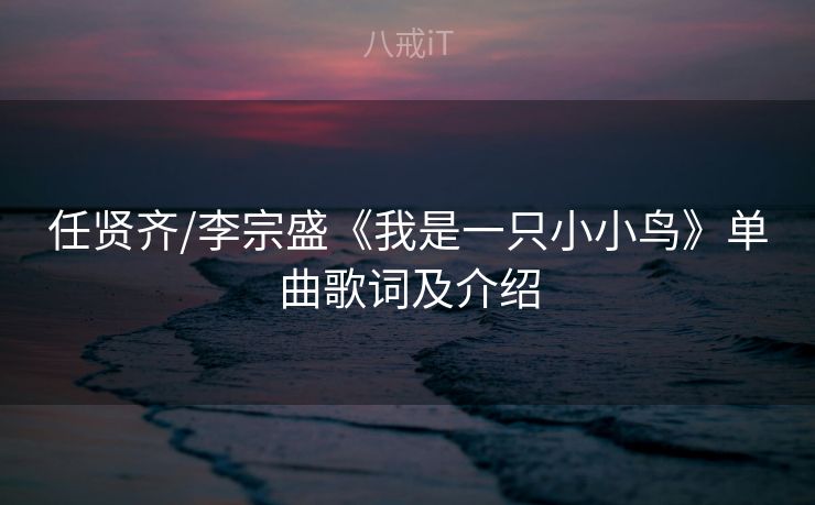 任贤齐/李宗盛《我是一只小小鸟》单曲歌词及介绍 任贤齐/李宗盛《我是一只小小鸟》单曲歌词及介绍