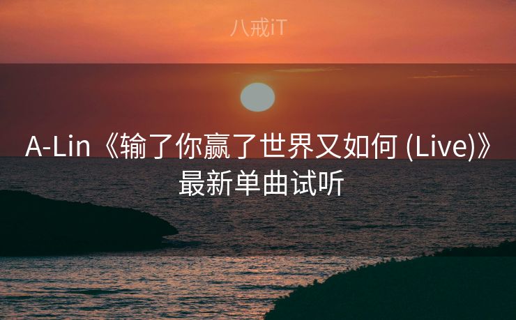 A-Lin《输了你赢了世界又如何 (Live)》 最新单曲试听