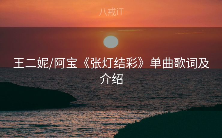 王二妮/阿宝《张灯结彩》单曲歌词及介绍