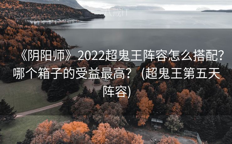 《阴阳师》2022超鬼王阵容怎么搭配？哪个箱子的受益最高？ (超鬼王第五天阵容)