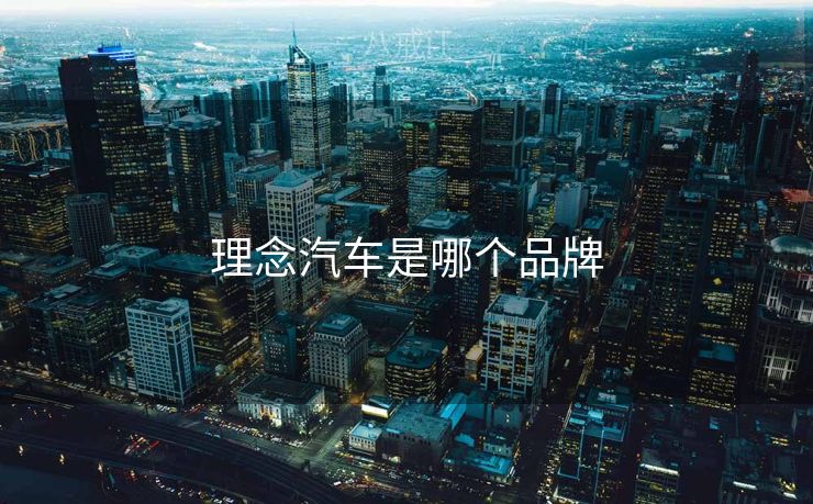 理念汽车是哪个品牌 理念汽车是哪个品牌