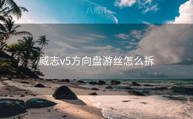威志v5方向盘游丝怎么拆