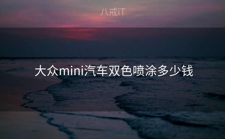 大众mini汽车双色喷涂多少钱 大众mini汽车双色喷涂多少钱